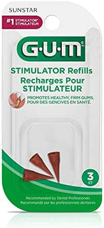 Conical rubber tip design for gum massage
