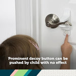 Safety 1st child safety door lock installed on lever handle