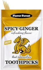 Spicy Ginger Flavored Cinnamon Toothpicks - 100ct - Image 2