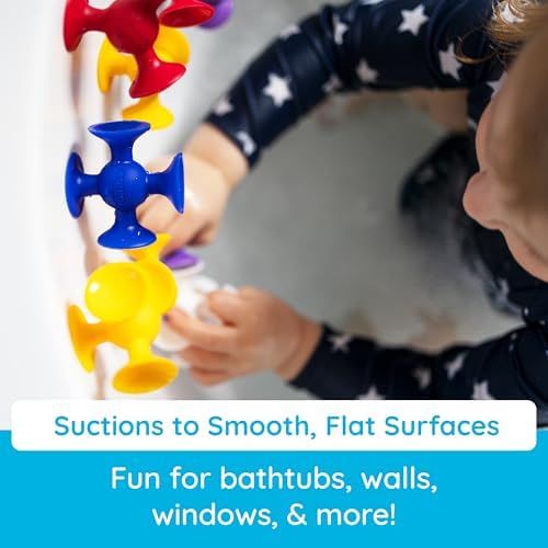 Fat Brain Toys Squigz, Multi Color (24 Pieces) - Image 7
