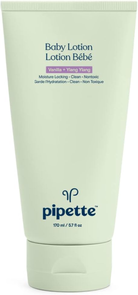 Pipette Baby Lotion, Fragrance Free, Hydration & Natural Moisture of Baby's Delicate Skin, Made with Ceramides and Renewable Plant-Derived Squalane, 5.7 fl oz - Image 9
