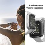 Haojavo full coverage protective frame bumper for fitness smartwatches side view