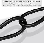 Two pack bundle of the three feet black PVC insulated electronic device repair cables