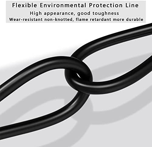 Two pack bundle of the three feet black PVC insulated electronic device repair cables