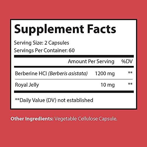 Nutriumph Berberine Plus capsules next to the packaging highlighting the 120 vegetarian capsule count