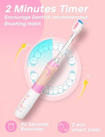 Premium soft Dupont nylon bristles on SEAGO children toothbrush head