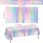 Close up of Ohome holographic laser table cover texture