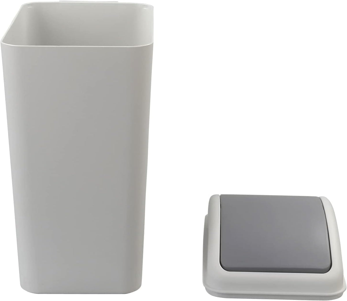 Kekow gray trash can lifestyle placement in office
