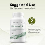 Theralogix Prostate 2.4 ninety day supply bottle highlighting lycopene and vitamin D3