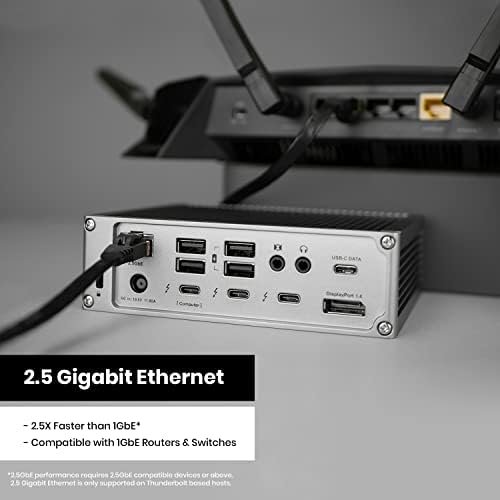 CalDigit TS4 authentic import docking station package contents including certified cable.