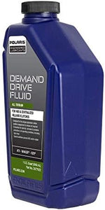 Side angle of the one quart off-road vehicle front drive fluid container.