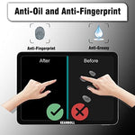 Detailed view of oleophobic coating resisting fingerprints on Kindle screen