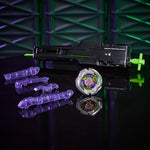 Victory Grip launcher showing adjustable rubber handle detail