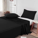 Lirex wrinkle free breathable twin size bedding folded neatly
