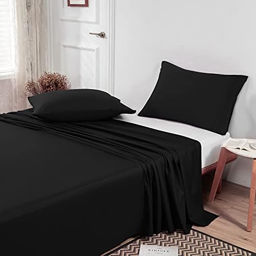 Lirex wrinkle free breathable twin size bedding folded neatly