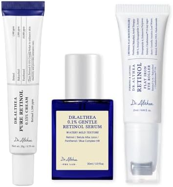 Dr. Althea Gentle Retinol Trio kit front view for anti-aging skincare.