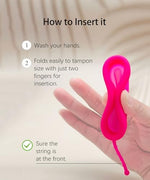 Side view of Ginalaia menstrual disc highlighting the flexible rim and soft basin.