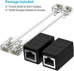 XCZZYB 2 pack adapter pack showcasing the internal copper core and shielding specifications.