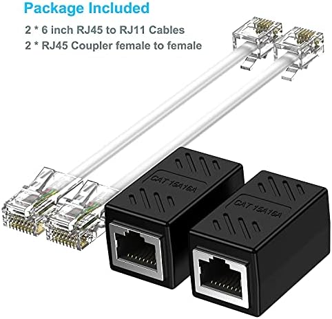 XCZZYB 2 pack adapter pack showcasing the internal copper core and shielding specifications.