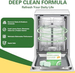 Side profile of 6 pack Oooflower dishwasher detergent box