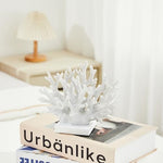 Premium odorless resin white coral piece by Ottalent used as bathroom decor