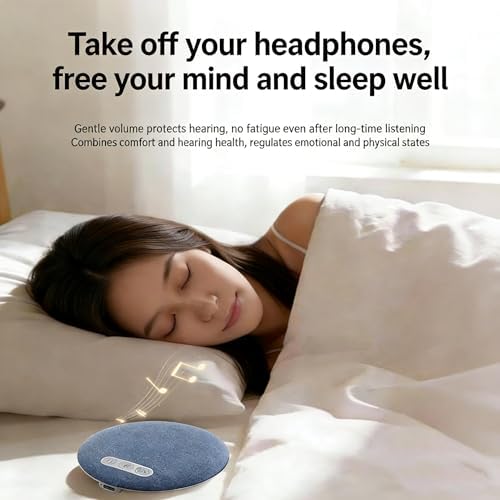 2026 New Under Pillow Speakers for Sleeping, Bluetooth Pillow Speaker with White Noise Timer Wireless Sleep Aid with Ste, Ultra Thin Pillow Speakers for Adult Kids (Green) - Image 6