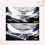 Cape Cod anti-tarnish finish application on fine metal jewelry and hardware.