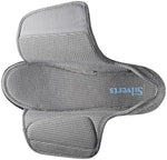 Silverts orthopedic open-toe diabetic slippers for swollen feet side profile view.