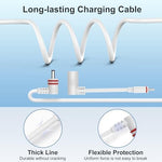 Nooukut heavy duty weatherproof power cord showing thickness and outdoor material construction