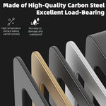 Laptop keyboard storage mount for clean desk