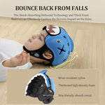 Top view of breathable air holes on baby head protector
