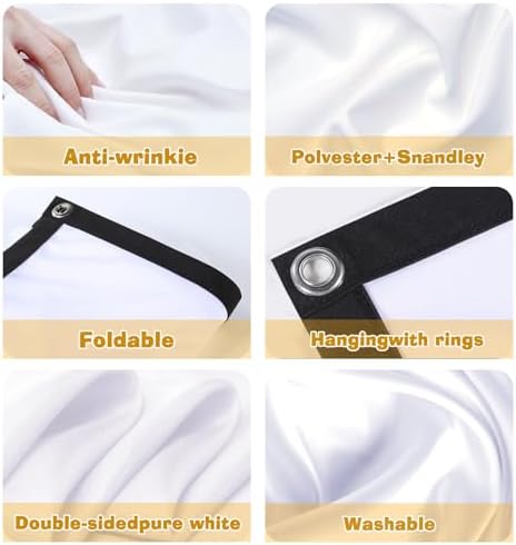 BooLooT high density polyester fabric screen being folded easily into a lightweight compact travel size.