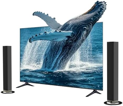 Mzeibo eighty watt soundbar remote control and input ports view