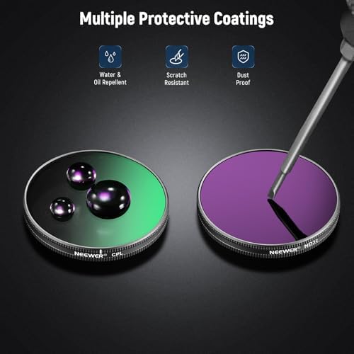 Neewer ND filter set accessories in protective storage case