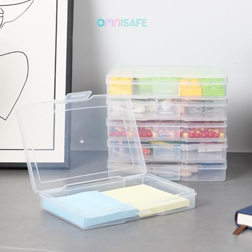 Omnisafe storage case showing transparent inner boxes for craft supplies