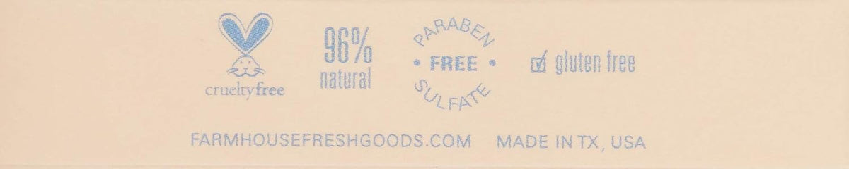 FarmHouse Fresh nourishing lip balm ingredients detail label view