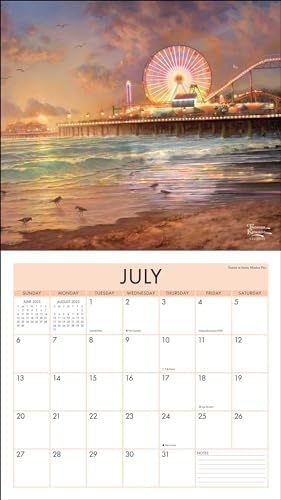 Thomas Kinkade Studios 2025 Deluxe Wall Calendar - Image 6