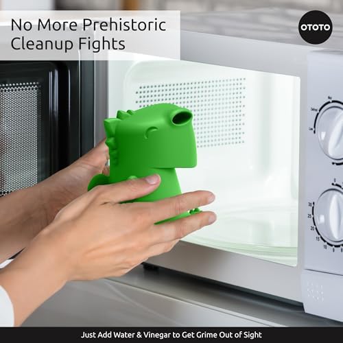 Chemical free microwave steam cleaner by OTOTO showing water markings