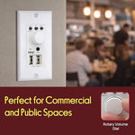 Pyle home audio control receiver showing the included DC power adapter accessory
