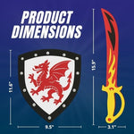 Collection of ninja and warrior themed foam weapons