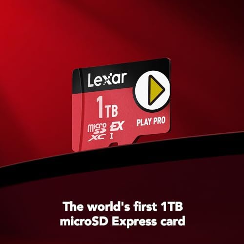 Lexar Play PRO premium storage card displaying the official high speed video and speed class logos.