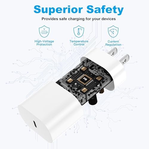 Six-foot long USB-C to Lightning cable showcasing high-speed data and power transmission capabilities