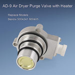 Twelve volt truck air brake purge valve replacement kit with hardware