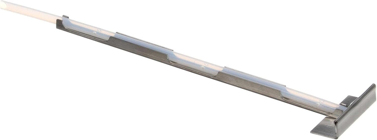 Nemco 6600 spray tube assembly showing metal construction and precise dimensions