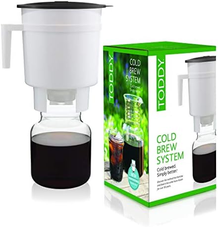 Toddy brewing container with reusable filter pad