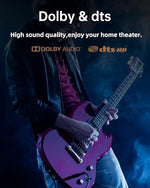 GIEC high-definition disc player setup displaying crisp 1080p full HD video playback on a living room television screen
