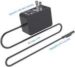 Kabcon 15 Volt 1.6 Ampere charger side view displaying the printed technical specifications and safety certifications.