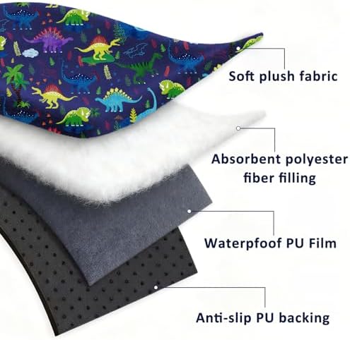 Dayeeball dinosaur pattern car seat liner folded for storage