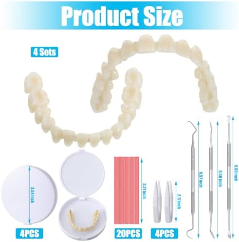 Trelaco DIY denture kit with dental tools and containers