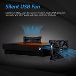 SCCCF 5 Volt electronics cooling fan showcasing the inline multi-speed cable controller for airflow adjustments.